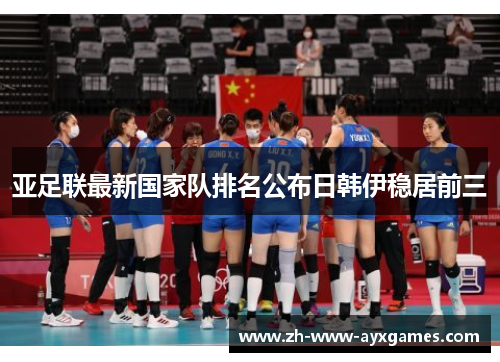 亚足联最新国家队排名公布日韩伊稳居前三